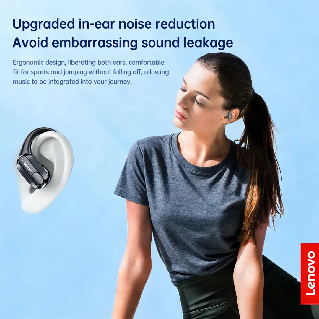 Lenovo XT80 | Auriculares Inalámbricos con Bluetooth 5.3, Sonido Estéreo Hi-Fi e Indicador LED de Batería