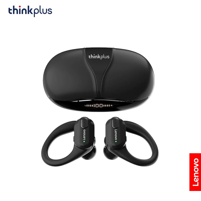Lenovo XT80 | Auriculares Inalámbricos con Bluetooth 5.3, Sonido Estéreo Hi-Fi e Indicador LED de Batería